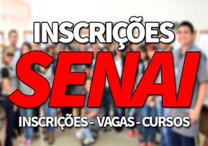 Inscrições SENAI 2019