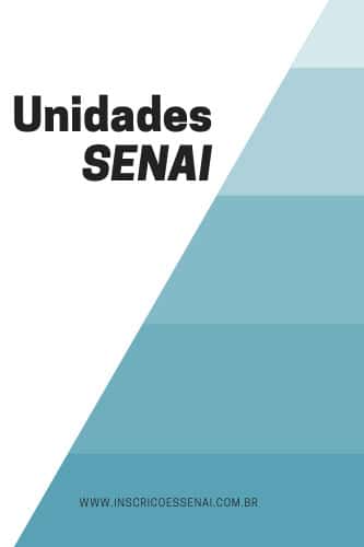 Inscrições SENAI 2022