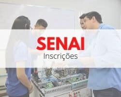 Inscrições SENAI 2022